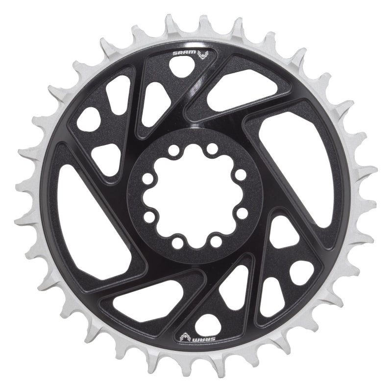 SRAM XX Eagle T-Type Direct Mount Chainring – 32t 12-Speed 8-Bolt Direct Mount 3mm Offset Aluminum BLK D1