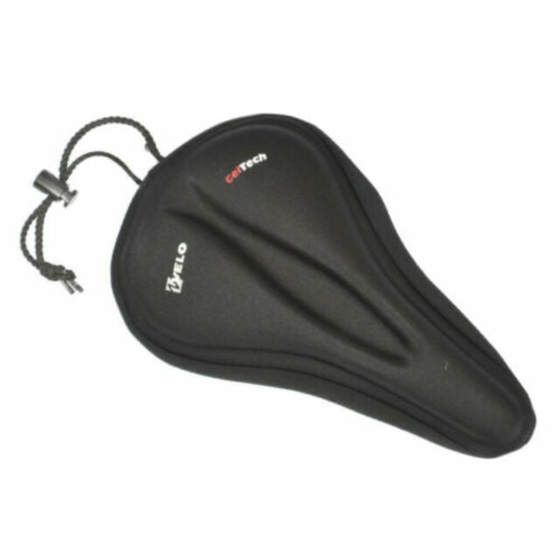 No Sore Bum Bike Riding With Velo Comfort Memory Thick Gel Padded Foam Seat Cover