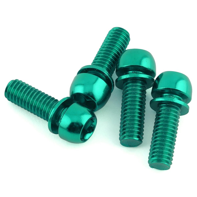 Reverse Components Disc Brake Caliper Bolts (Green) (M6 x 18) (4)