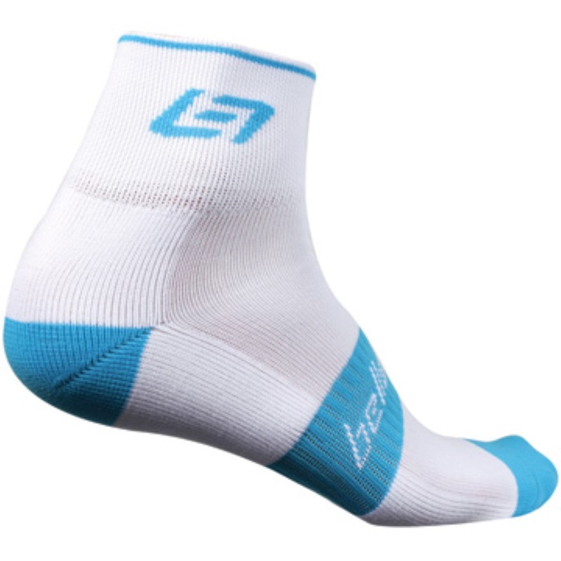 Bellwether Icon Cycling Socks White & Sky Blue L-XL UK 8 – 11