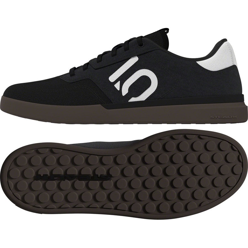 Five Ten Sleuth Canvas Flat Shoes – Men’s Core BLK/Core BLK/FTWR White 12