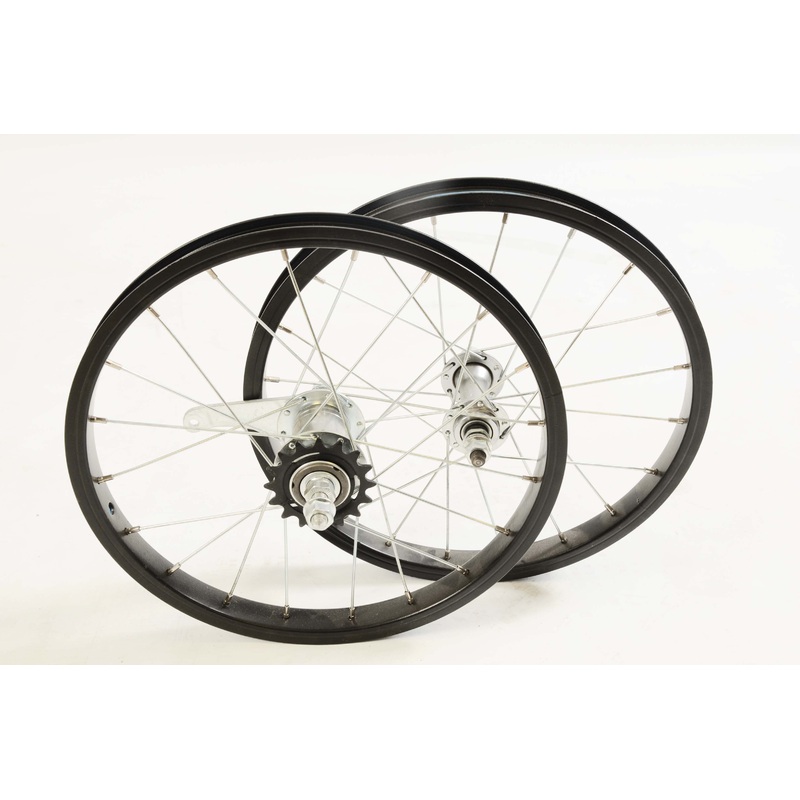 PAIR FOLDING BIKE OR KIDDIES BIKE 16 x 1.75 COASTER BRAKE HUB WHEELS PEDAL BACK BRAKE