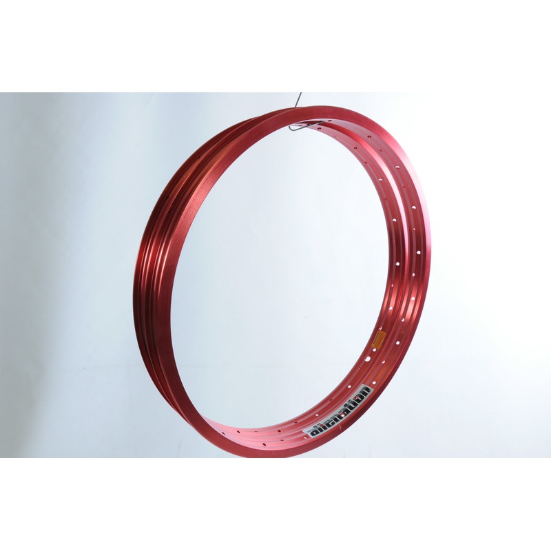 PAIR RED 20 BMX BIKE RIMS ALIENATION WIDE ALLOY 20 406 x 25.2mm 36 SPOKE USA