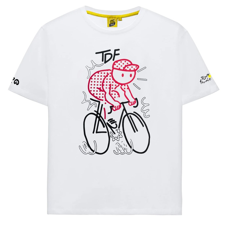 T-Shirt bambino Tour de France 2025 – Bianco