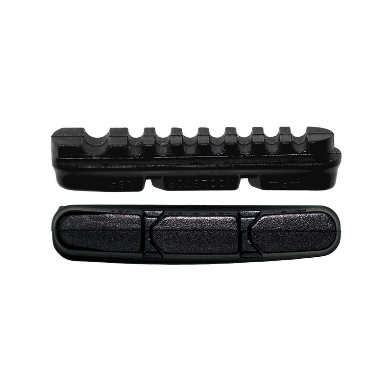 Kool Stop Dura2 Brake Pad Inserts (Black/Red) (1 Pair) (Black Compound) (For Shimano/SRAM)