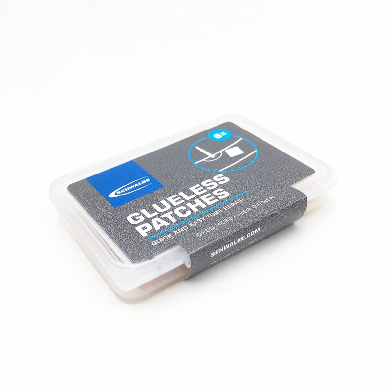 Schwalbe Glueless Patches Pack of 6 Clear – Bicycle Puncture Repair Kit
