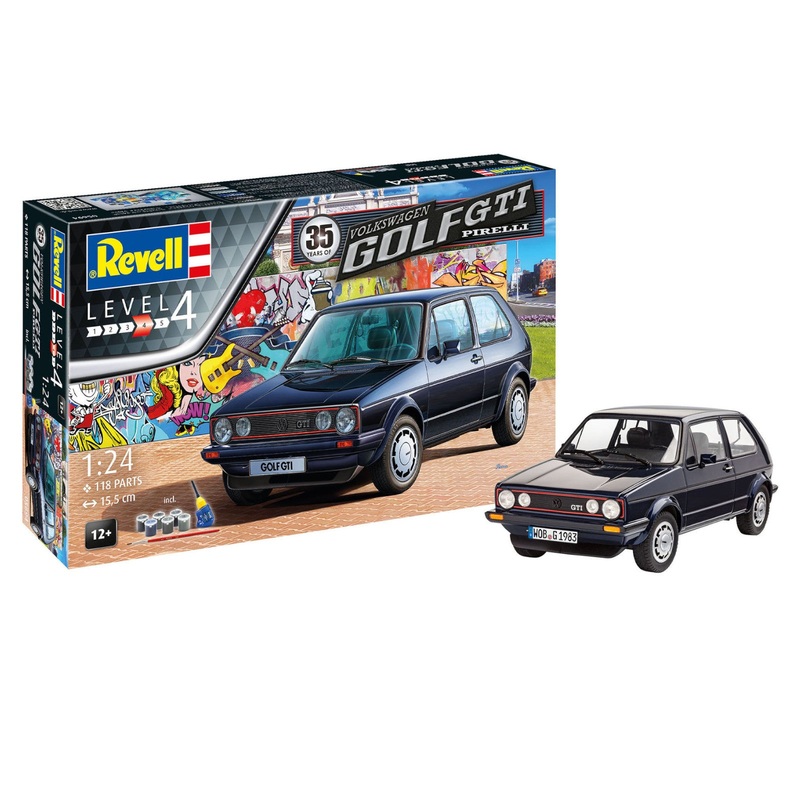 Revell Volkswagen Golf GTI Pirelli 35th Anniversary 1:24 Car Model Kit
