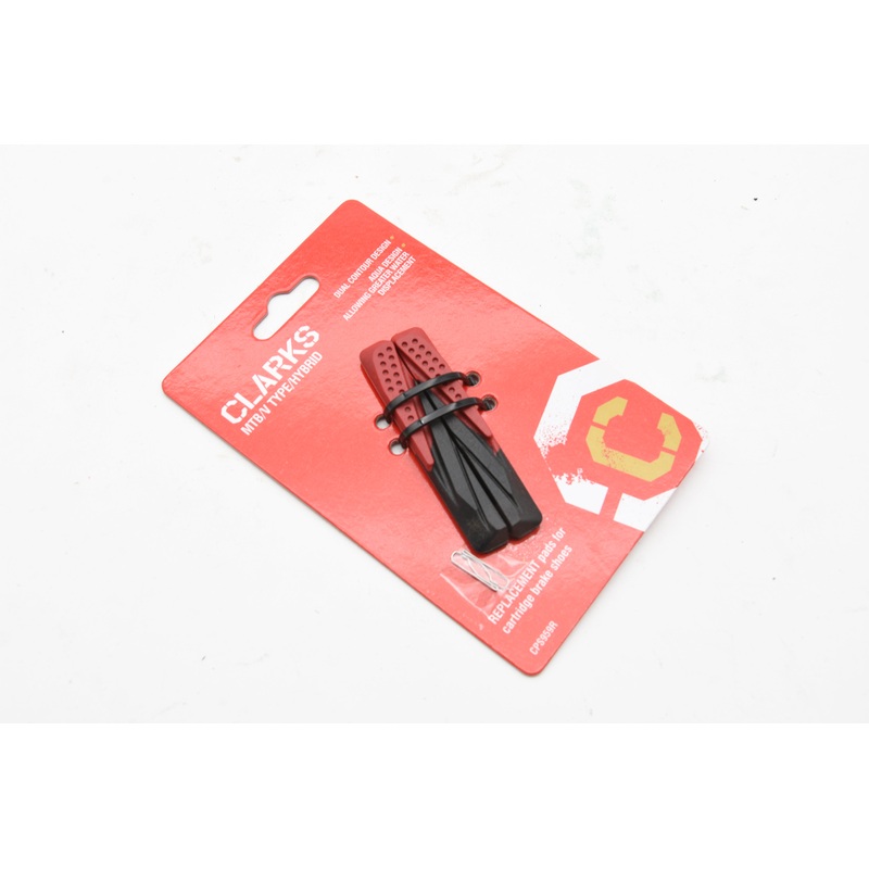 Clarks Replacement CPS959R Rim Brake Pads Shoes MTB V-Brake 72mm Aqua Design