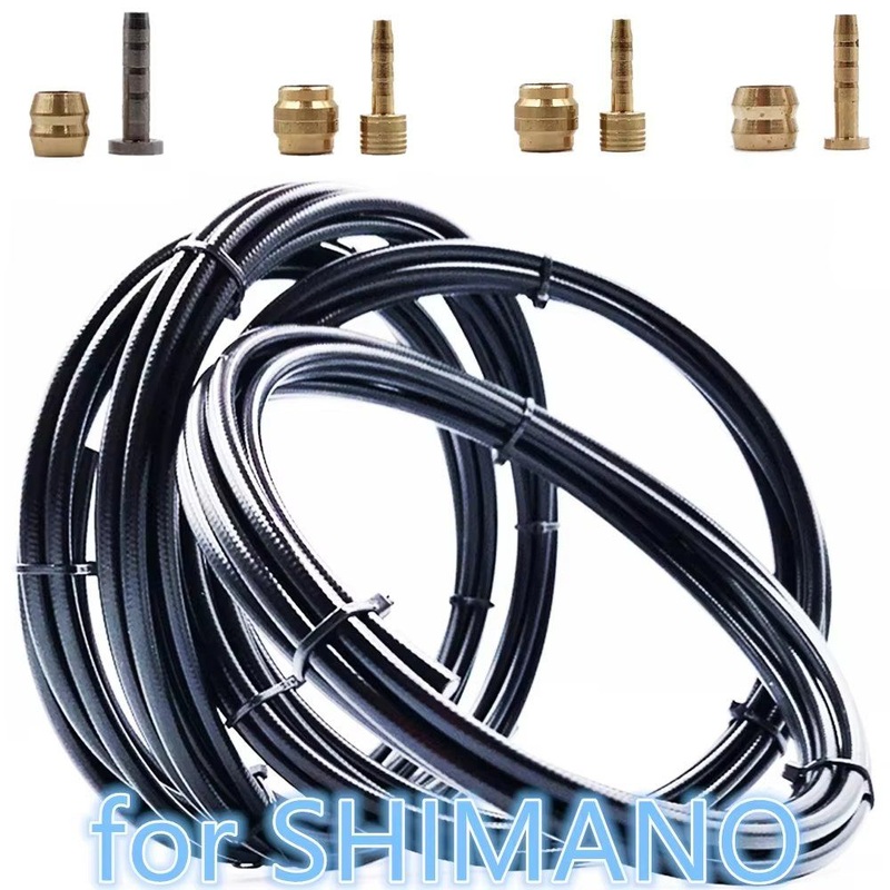 Mountain Bike Hydraulic Disc Brake Hose Connector Insert S for Bh90, Bh59 Sarm, 2.5m Bike Brake Hose Cable Olive Needle