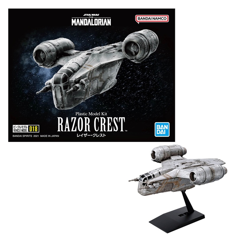 Revell Star Wars Mandalorian Razor Crest Bandai Easy Click Model Kit 01213
