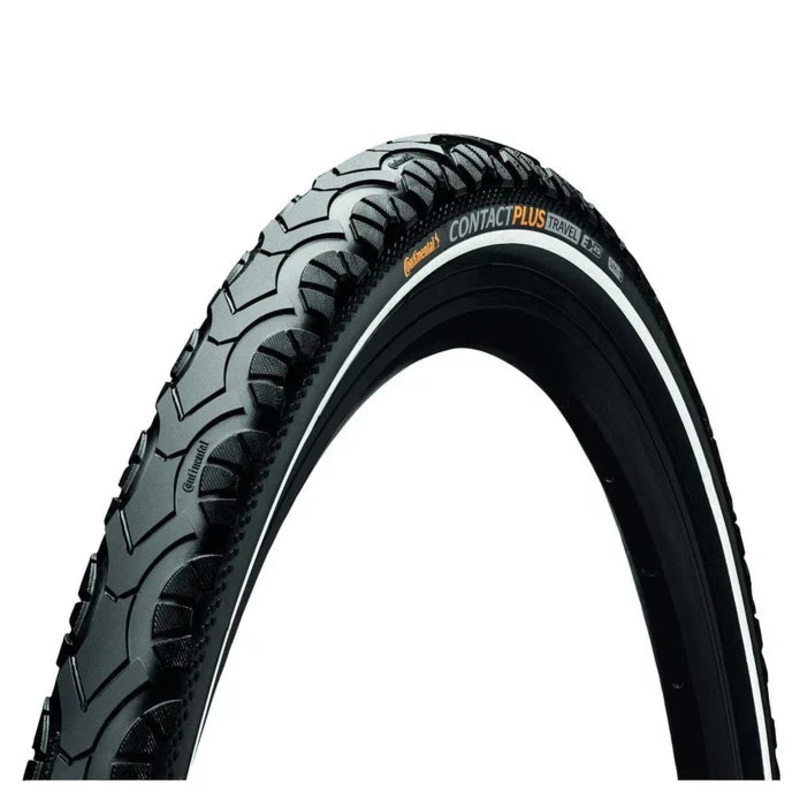 Continental Contact Plus Travel Tyre 700 x 42c (622 – 42) Reflective Stripe E25 28 x 1.6