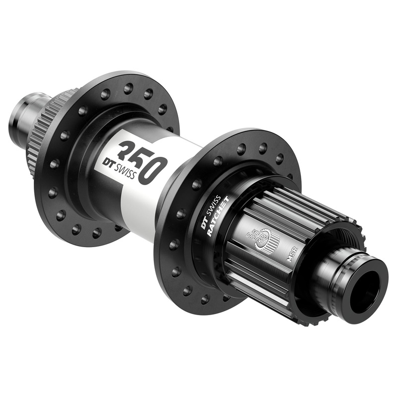 DT Swiss 350 Rear Hub – 12 x 142mm Center-Lock Micro Spline Black 24H 36pt