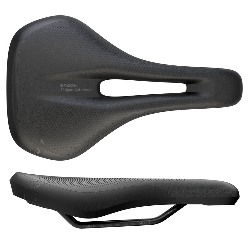 Ergon SF Sport Gel Saddle – Chromoly Black Women’s Small/Medium