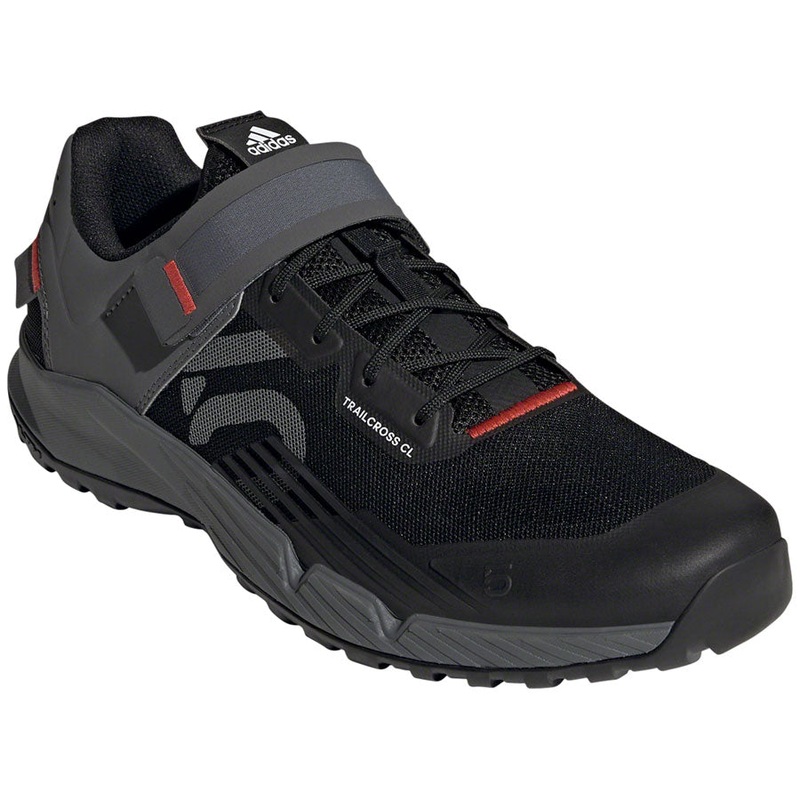 Five Ten Trailcross Mountain Clipless Shoes – Mens Core BLK/Gray Three/Red 11.5