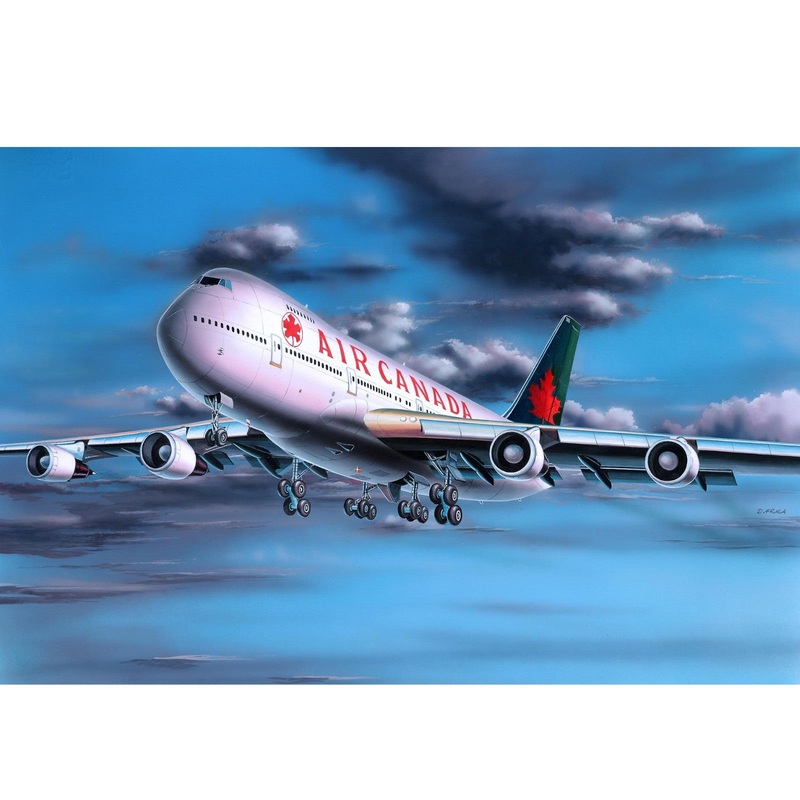 Revell Boeing 747-200 Air Canada Plane Model Kit 1:390