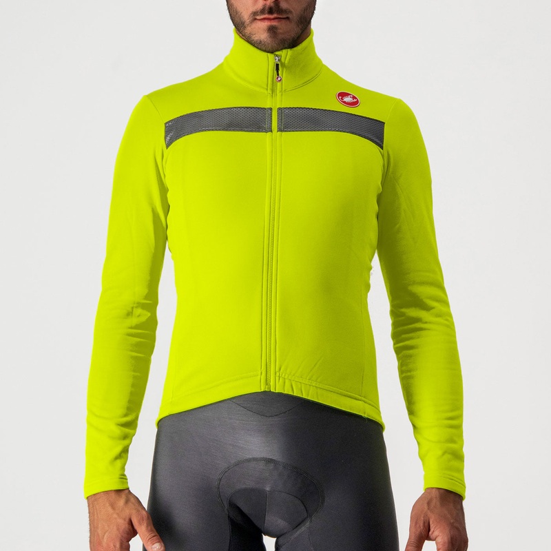 Maglia maniche lunghe Castelli Puro 3 – Giallo