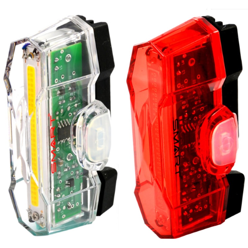 Smart Vulcan Front & Rear USB Rechargeable Bike Light Set