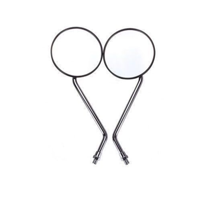 PAIR QUAD BIKE, MINI MOTO BIKE MIRRORS 10mm THREAD THREADED STALK ARMS NEW OFFER