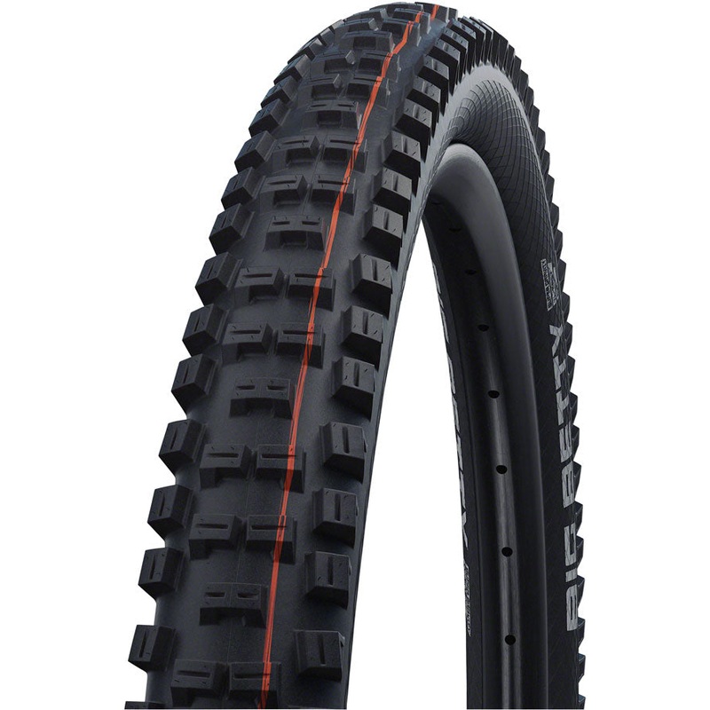 Schwalbe Big Betty Tire – 29 x 2.6 Tubeless Folding BLK Evolution Line Addix Soft Super Trail
