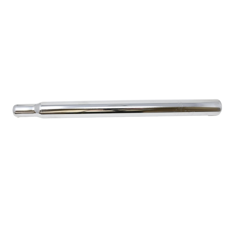 28.6mm 1 1-8 Long Seat Post Saddle Stem 350mm Length Chrome BMX Or Mountain Bike