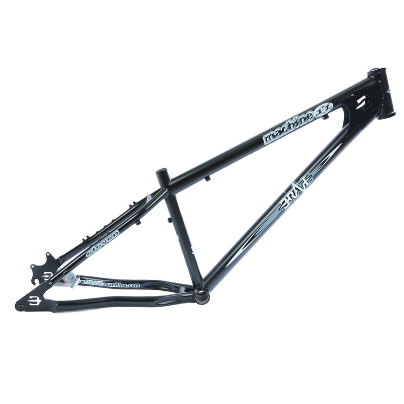 BRAVE MACHINE 11 FRAME 4130 CR-MO SLALOM DOWNHILL DIRT JUMP FREERIDE BIKE BLACK