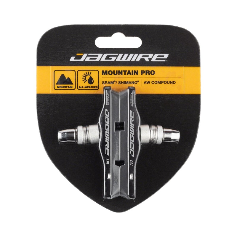 Jagwire Mountain Pro V-Brake Pads (Black) (1 Pair)