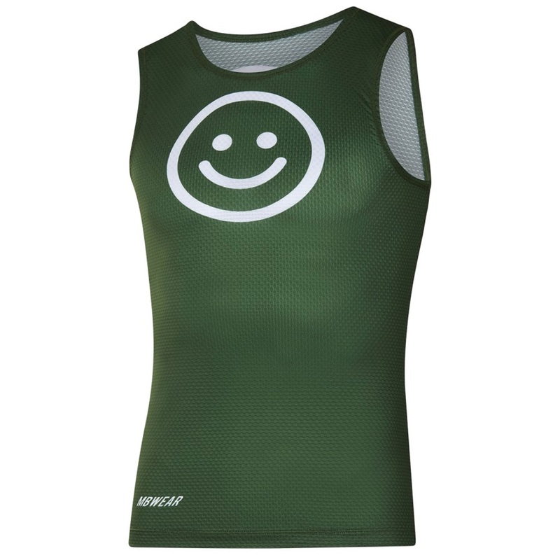 Maglia intima senza maniche MBwear Smile – Verde