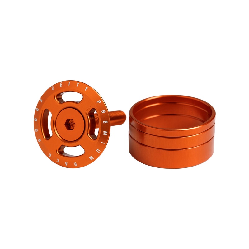 Tappo serie sterzo Deity Crosshair – Arancione