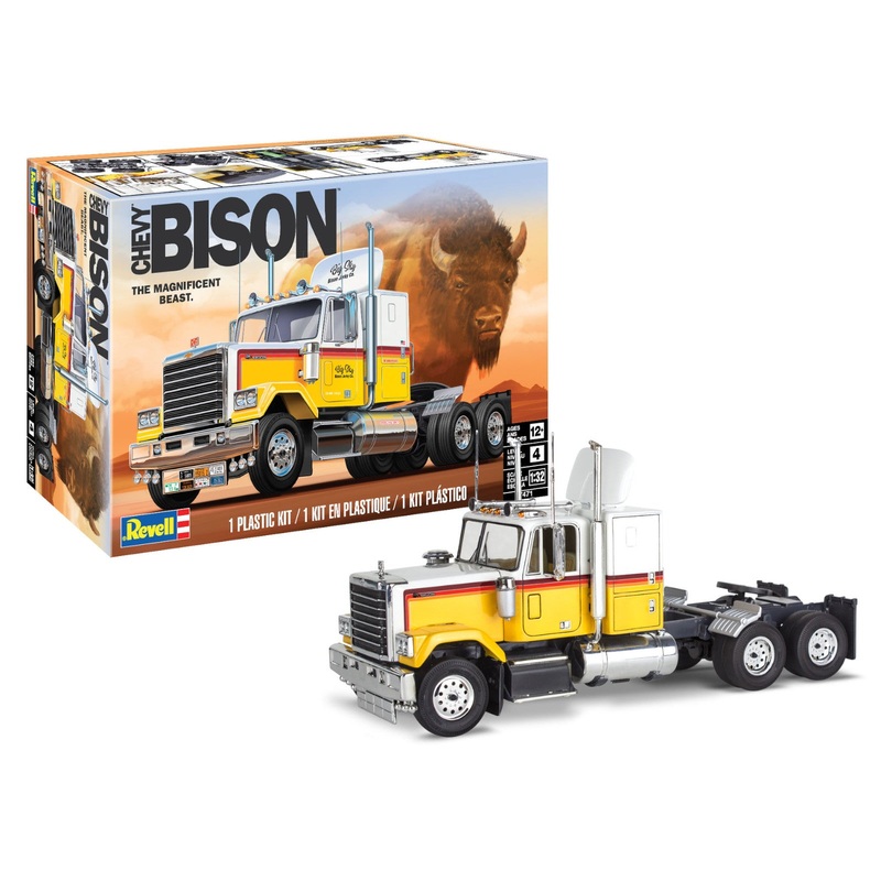 Revell 1978 Chevy Bison Semi Truck Model Kit American Lorry 17471
