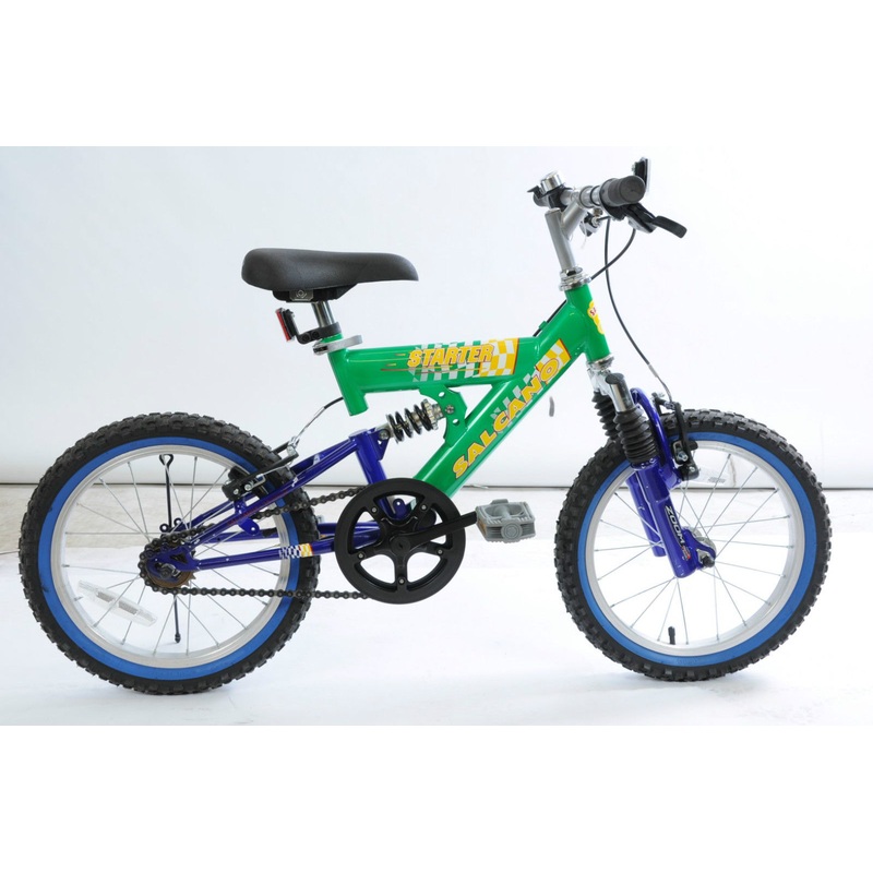 CHILDRENS FULL (DUAL) SUSPENSION 16 WHEEL BICYCLE BARGAIN MTB CYCLE