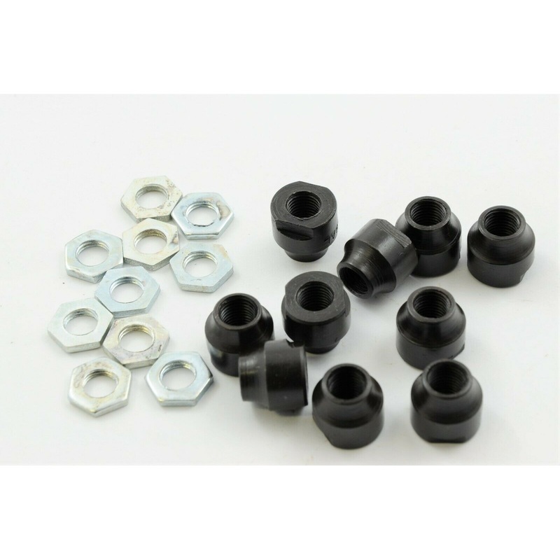 5 PAIRS (10) 5-16 FRONT WHEEL AXLE SPINDLE CONES & LOCK NUTS VINTAGE BIKE SIZE