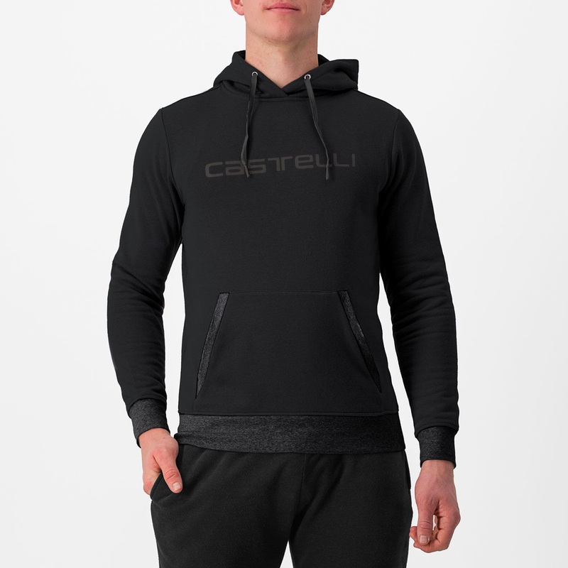 Felpa Castelli Logo Hoodie – Nero