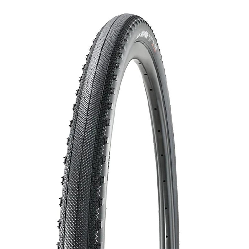Maxxis Receptor Tire – 700 x 40 Tubeless Folding Black/Dark Tan Dual EXO