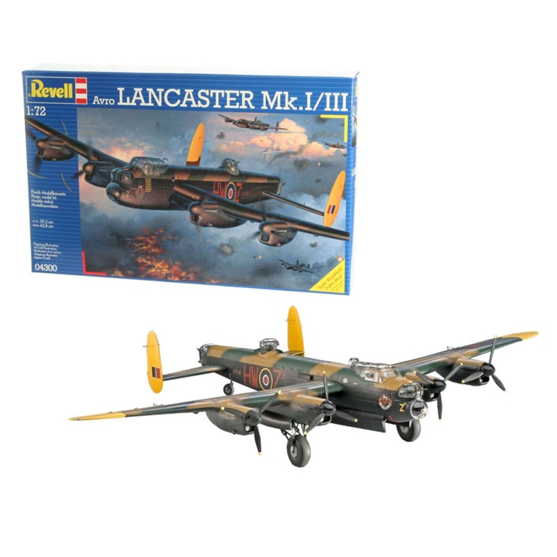 Revell Avro Lancaster Mk. I/III WW2 Bomber Aeroplane Model Kit 1:72