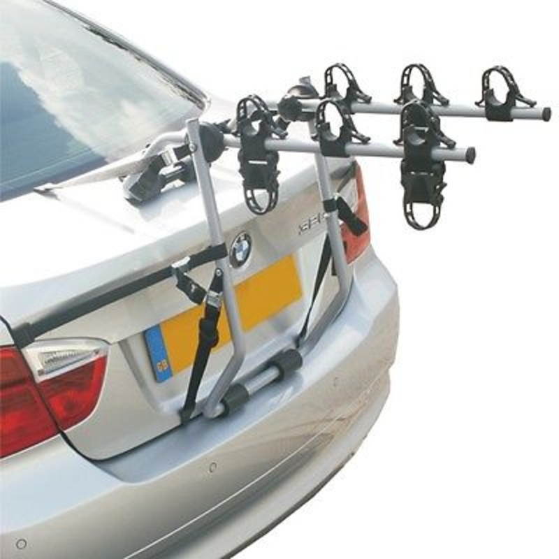 HOLLYWOOD FB3 BAJA OVER SPOILER 3 BIKE CAR BOOT RACK WINTER PRICE SAVE 30%
