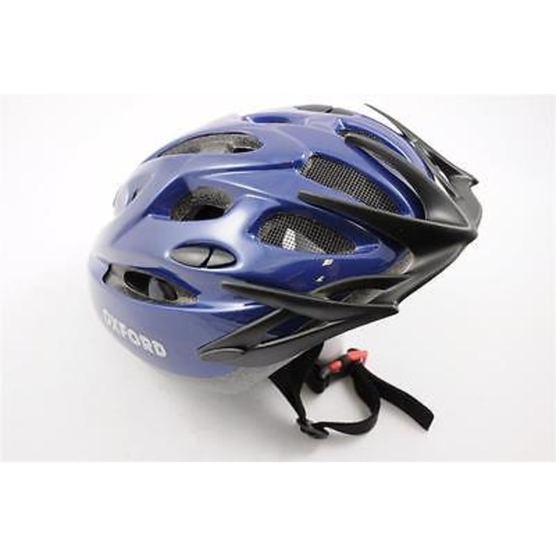OXFORD LIGHTWEIGHT ADULT CYCLE HELMET BLUE 54-57cm QUICK ADJUST MASSIVE SAVING