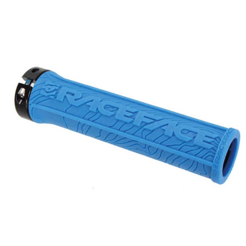 RaceFace Half Nelson Grips – Blue Lock-On