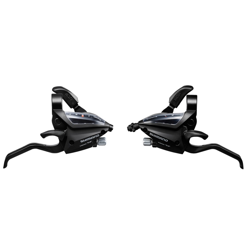 Shimano ST-EF500 EZ Fire Plus STI 2-Finger Lever 2×7 7 Speed Bike Shifter Set