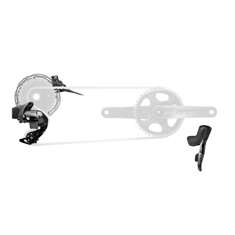 SRAM Force E-Tap AXS 1×12 Speed Flatmount Disc Gearset