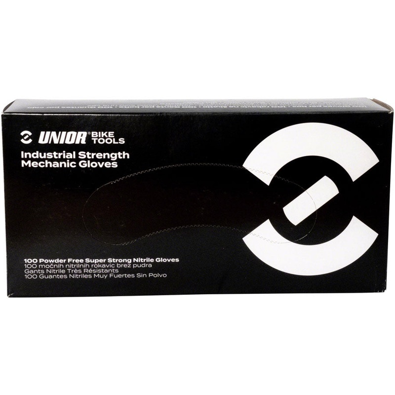 Unior Industrial Strength Nitrile Mechanic Gloves – Box 100 Large