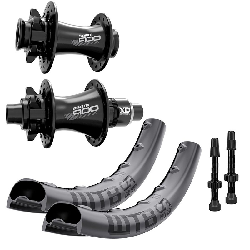 Wheel Shop WTB CZR i30 Carbon / SRAM 900 Wheel Front and Rear 29” / 622 Holes: 32 F: 15x110mm R: 12x148mm Disc IS 6-bolt SRAM XD Pair