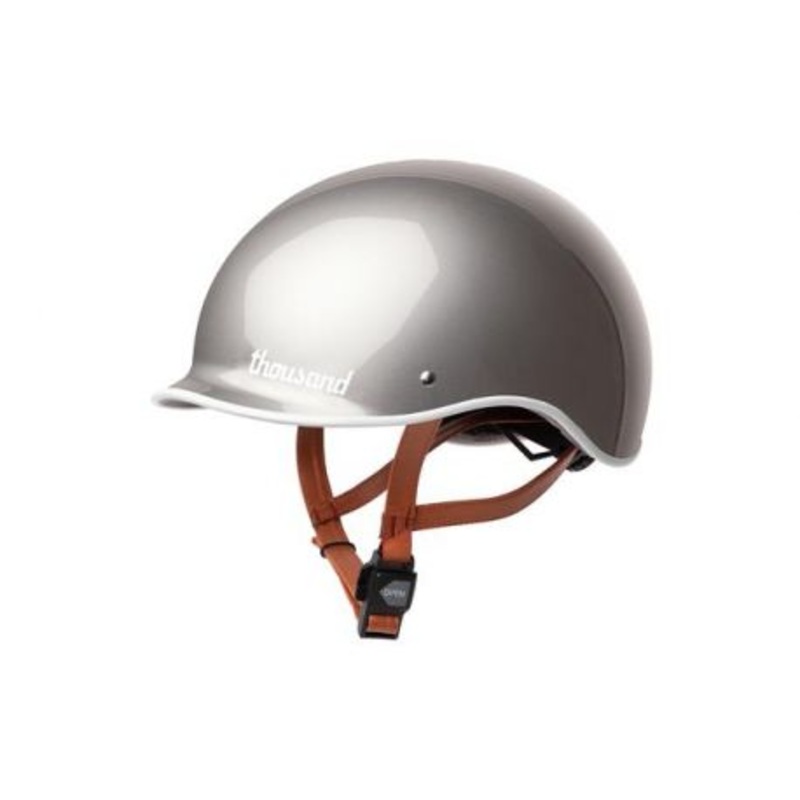 Thousand Heritage urban bike or Roller Skate/board helmet Small 54cm – 57cm Polished Titanium Grey NEW