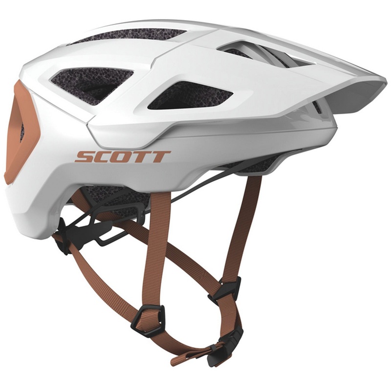 Casco Scott Tago Plus – Bianco marrone
