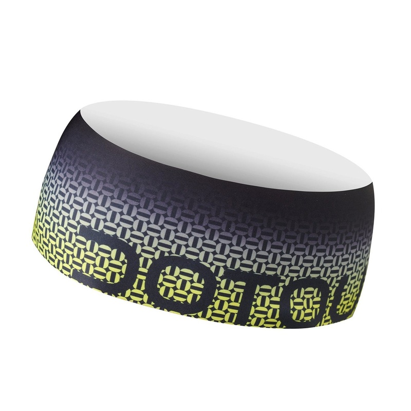 Fascetta Dotout  Flag – Nero giallo