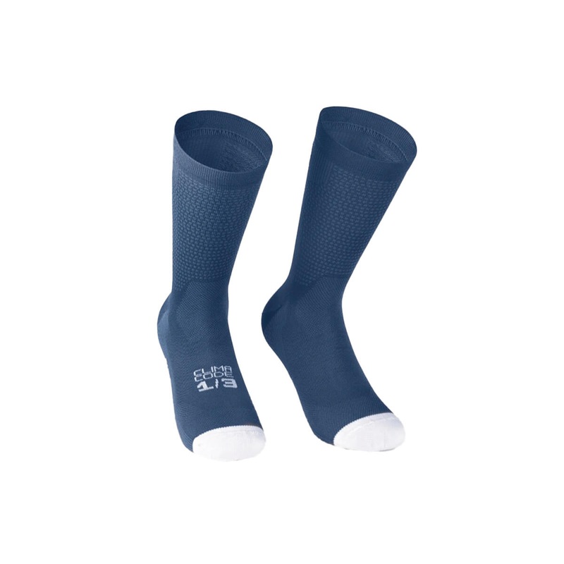 Assos Endurance Socks S11|0 (EU 35 -38)|I (EU 39-42)|II (EU 43-46)|STONE BLUE|BLACK|WHITE SERIES|EDGE GREEN