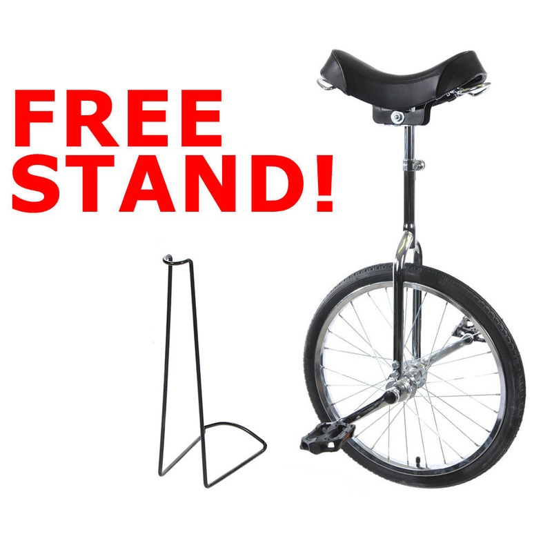 DELUXE 20 CHROME UNICYCLE CLOWN, CIRCUS, FANTASTIC IDEAL PRESENT FOR A FUN MAN GUY