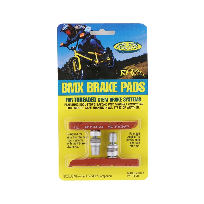 Kool Stop BMX Brake Pads (Salmon) (Threaded) (1 Pair)