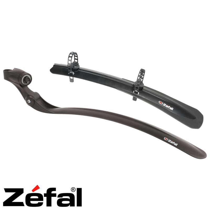 Bike Mudguard Set Zefal Twinset Swan Rear & Croozer Road Front Black