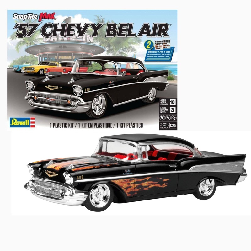 Revell 1957 Chevy Bel Air Small Block Car Model Kit 11529
