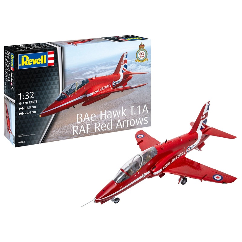 Revell BAe Systems Hawk T.1A RAF Red Arrows Jet Plane Model Kit 1:32